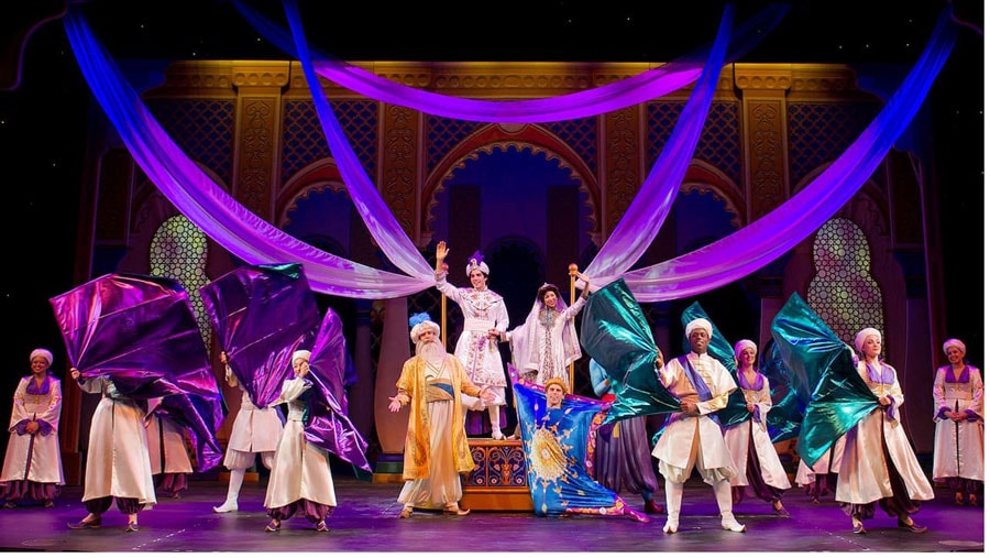 Scene from Disney Cruise Line's Disney's Aladdin- A Musical Spectacular