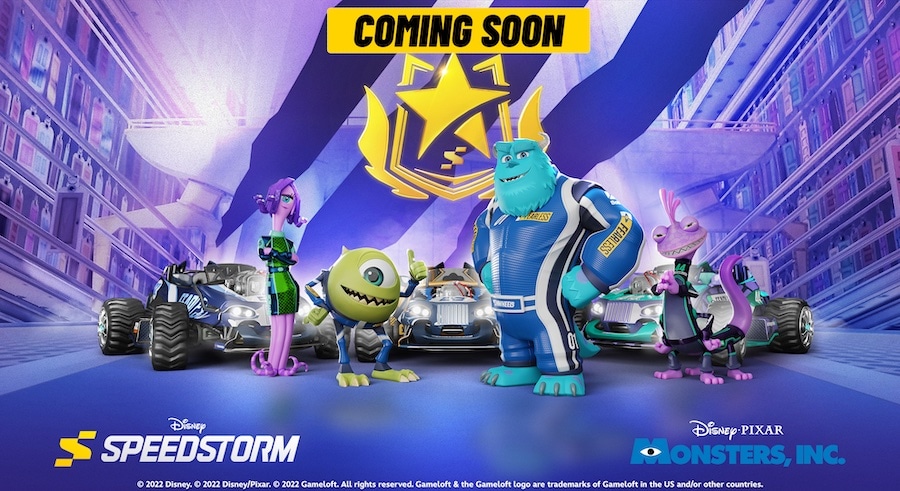 Monsters, Inc. characters in Disney Speedstorm