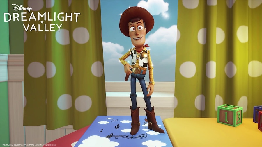 Woody in Disney Dreamlight Valley