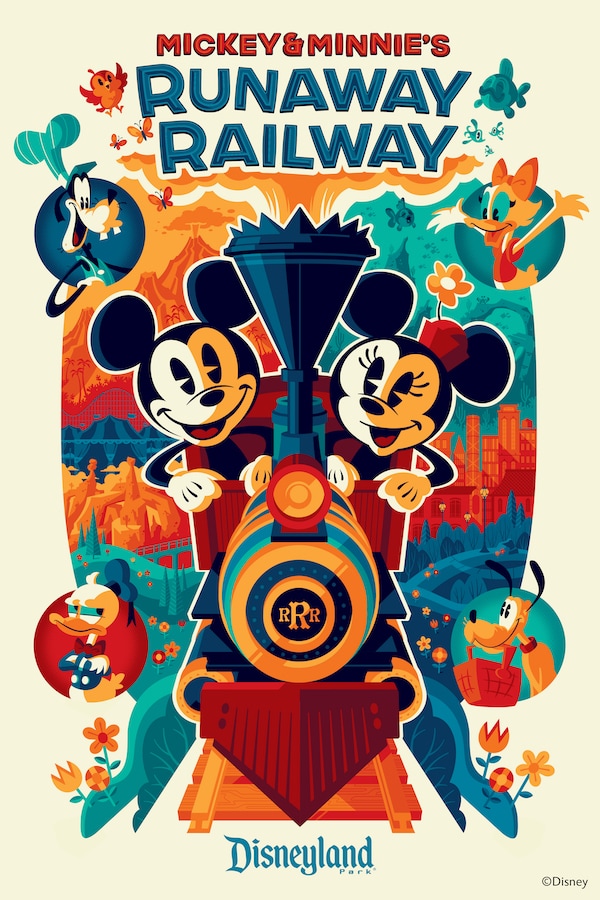 Mickey & Minnie’s Runaway Railway and Mickey’s Toontown poster