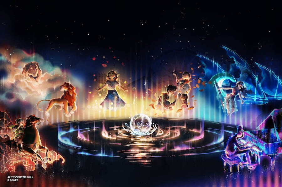 Artist Concept for “World of Color – One” 