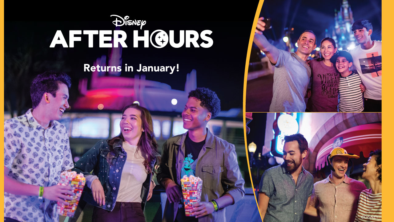 Disney After Hours Events Return in January at Walt Disney World Resort
