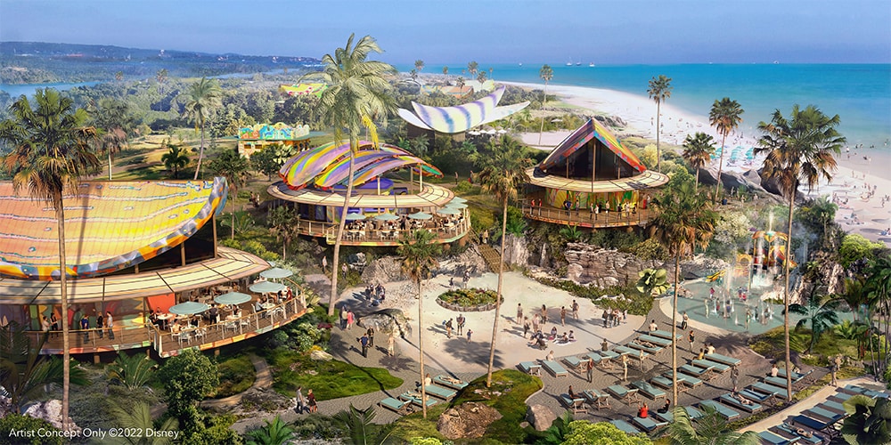 Disney revela imagens conceituais da sua nova “ilha particular”