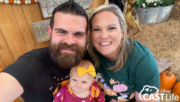 Lenny and wife with daughter, Amelia