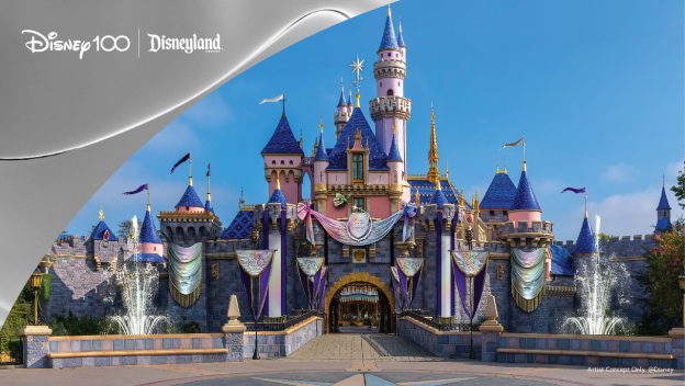 Disney 100 Celebration, Sleeping Beauty Castle, Disneyland Resort