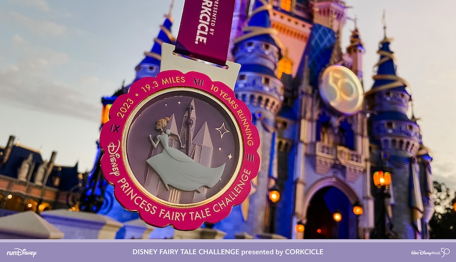 Cinderella on medal for Disney Fairy Tale Challenge