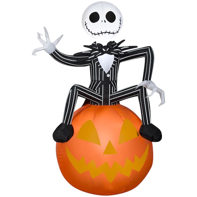 Countdown to Halloween with 13 new ‘Tim Burton’s The Nightmare Before Christmas' Products  Lighted Disney Tim Burton 's The Nightmare Before Christmas Jack Skellington Inflatable 