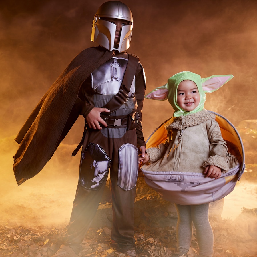 Boba Fett and Grogu costume for toddlers