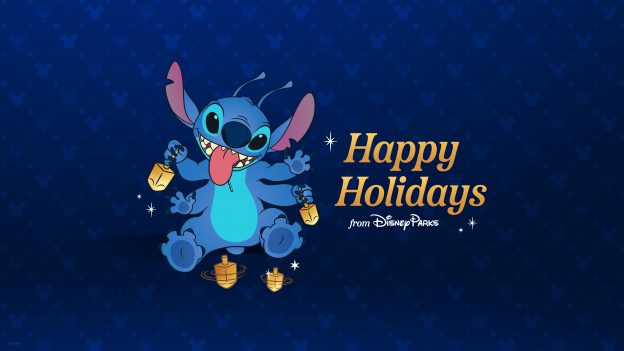 2022 Happy Hanukkah Wallpaper – Desktop/iPad | Disney Parks Blog