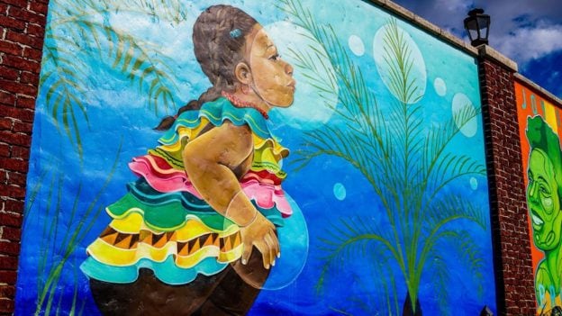 Mural by Nani Chacon at the Disney Springs Art Walk: A Canvas of Expression