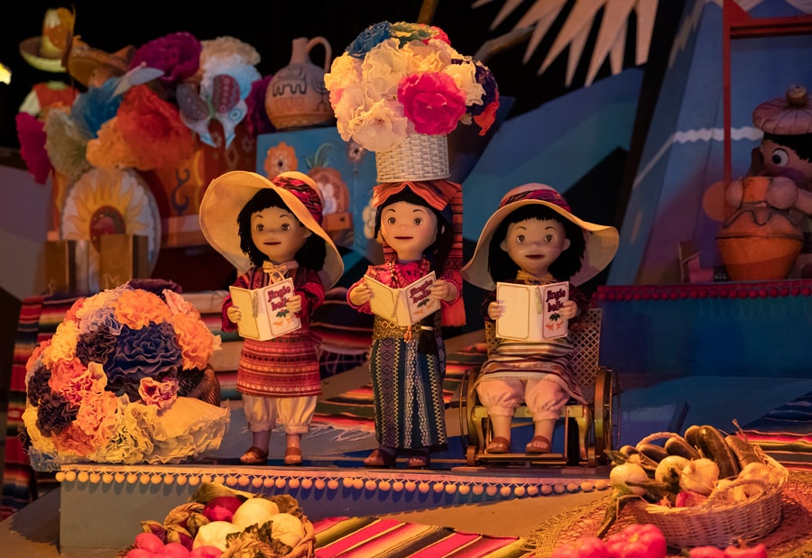 The new doll in the Latin American region of "it's a small world"