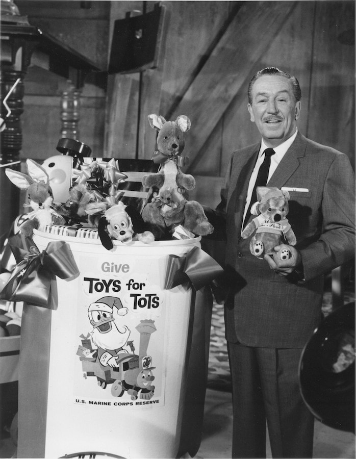 Walt Disney donating to Toys for Tots
