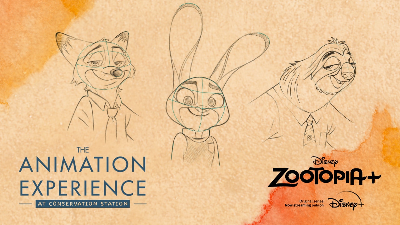 Learn to Draw 'Zootopia+' Characters at The Animation Experience at Disney's  Animal Kingdom Theme Park | Disney Parks Blog