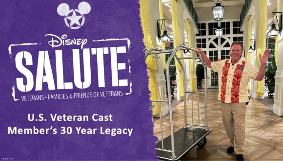 Disney SALUTE | U.S. Veteran Cast Member’s 30 Year Legacy
