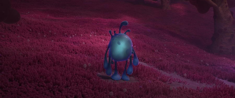 Screenshot of new character Splat featured in Walt Disney Animation's newsest film Strange World.