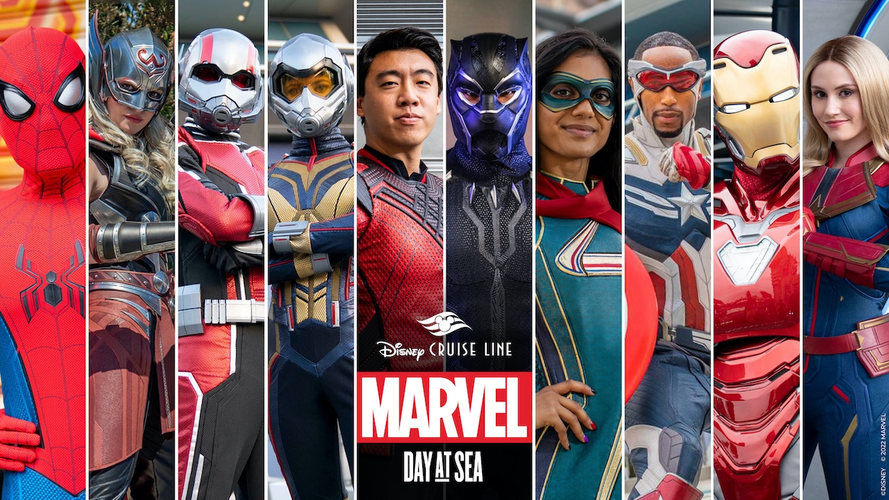 Disney Cruise Line Assembles Record Group of Super Heroes, Villains for  2023 Marvel Day at Sea Sailings