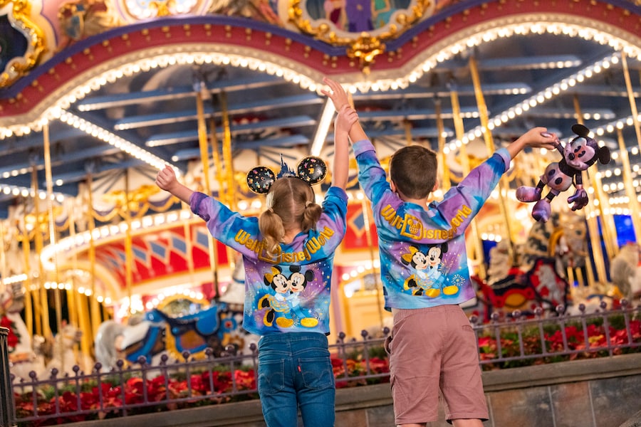 Kids in itmes from the Walt Disney World Resort 50th Anniversary Grand Finale Merchandise Collection