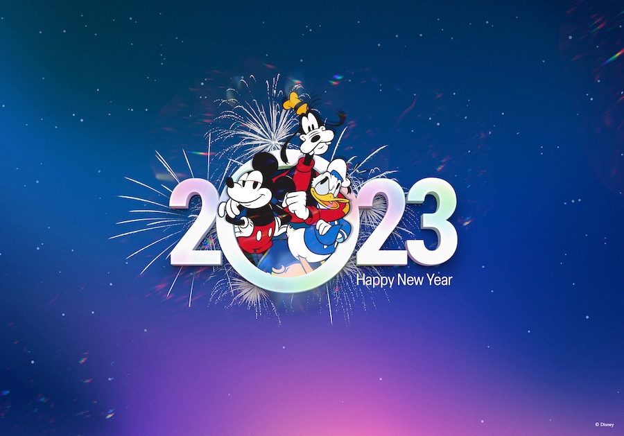 Disney New Year Wallpapers to Ring in 2023!