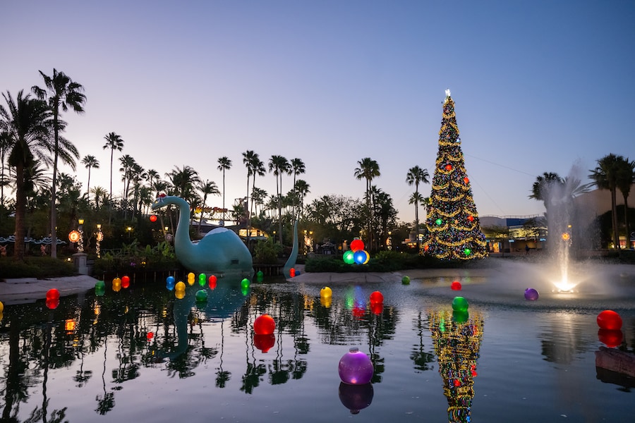 Christmas tree at Disney's Hollywood Studios