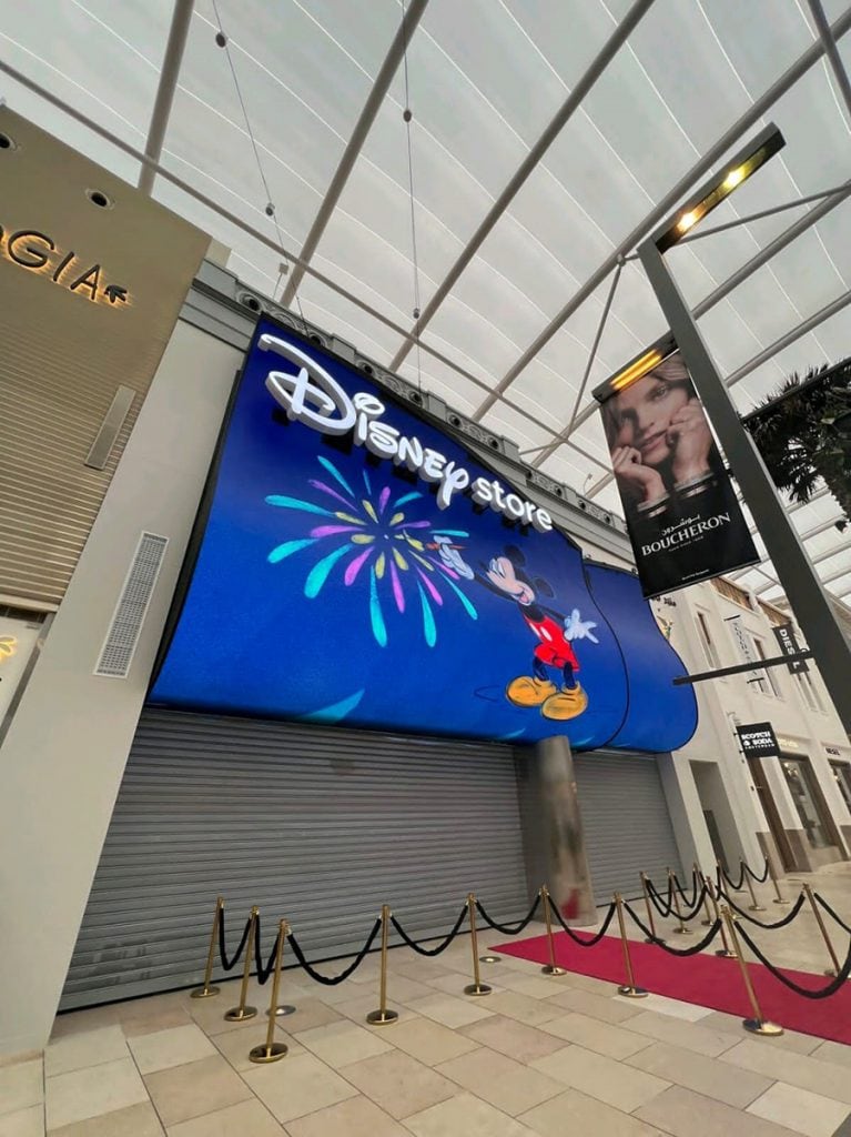 Disney Store sign