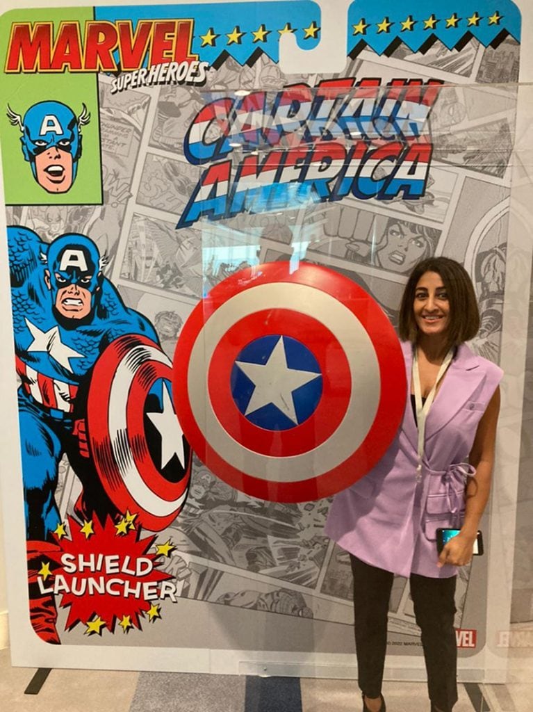Marvel Captain America photo spot with Sonal