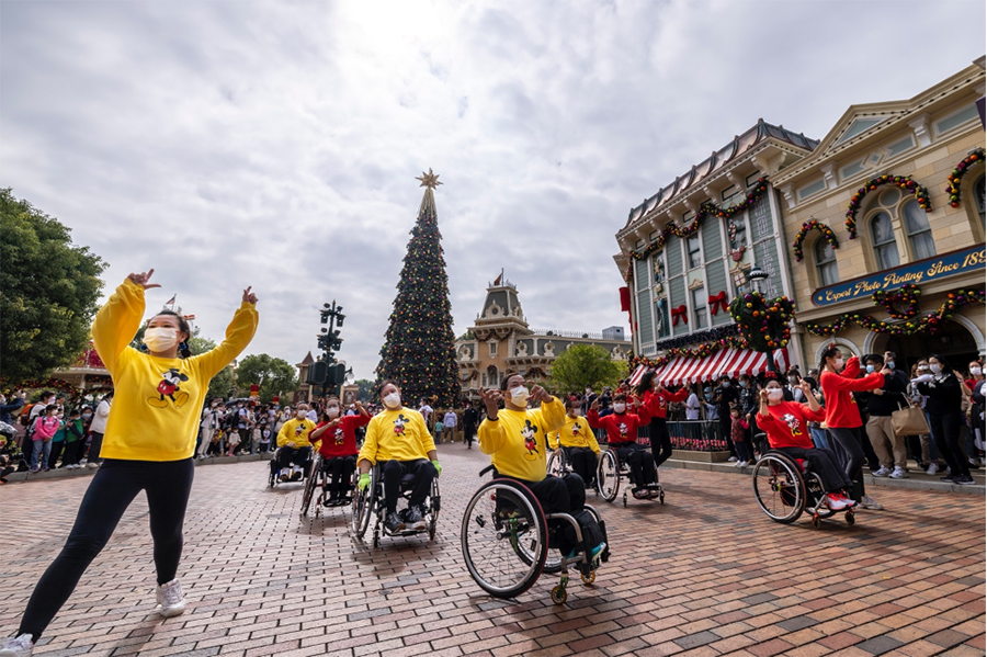 Hong Kong Disneyland Resort's inclusive cavalcade for the 30th anniversary of International Day of Persons with Disabilities