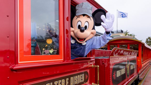 Mickey Mouse on the Walt Disney World Railroad