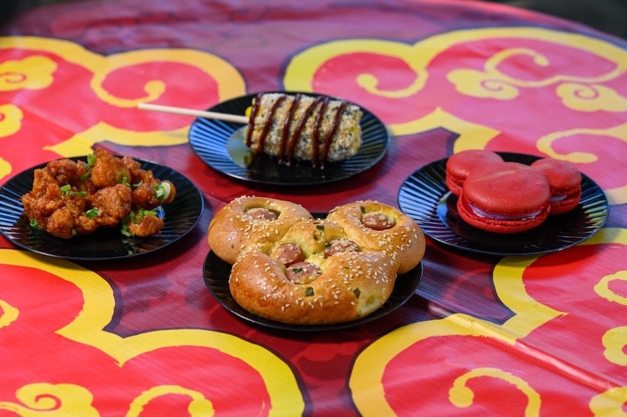 Food offerings from Lunar New Year at Disney California Adventure park