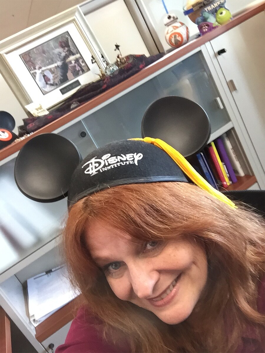 Dawn Kintigh with Disney Institute Ears