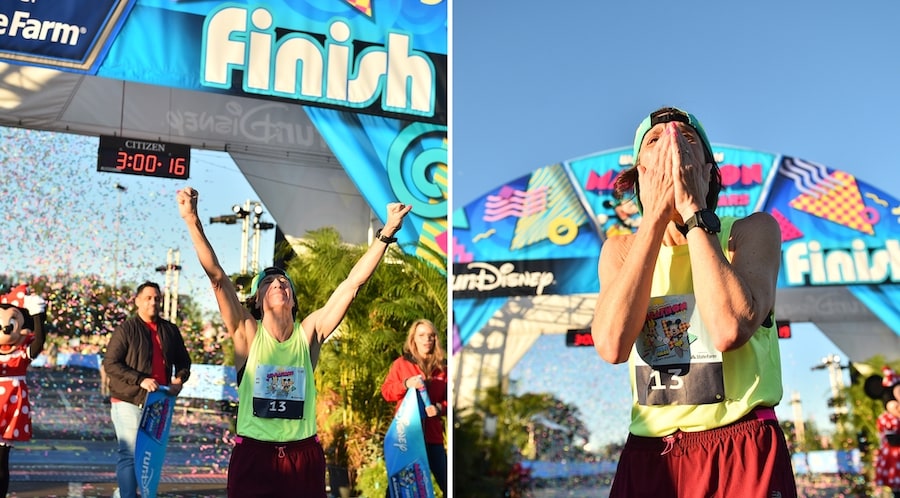 runDisney Walt Disney World Marathon photo moments of runners