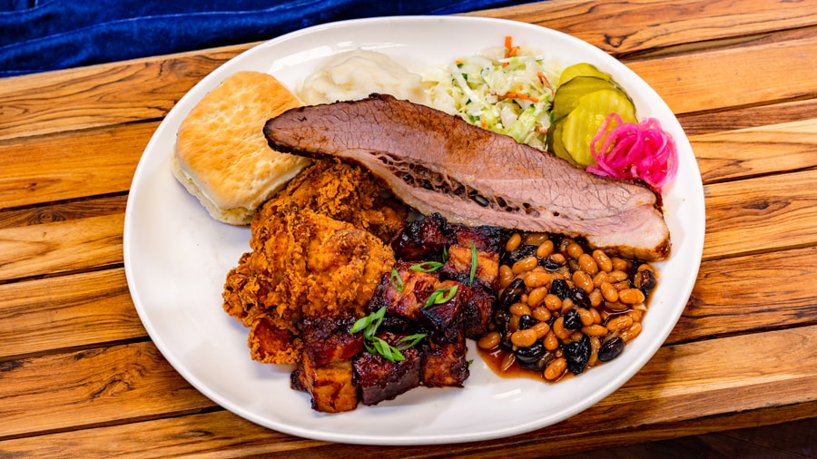 Disney Shares Foodie Guide for Celebrate Soulfully In Time for Black History Month  Southern BBQ Platter 