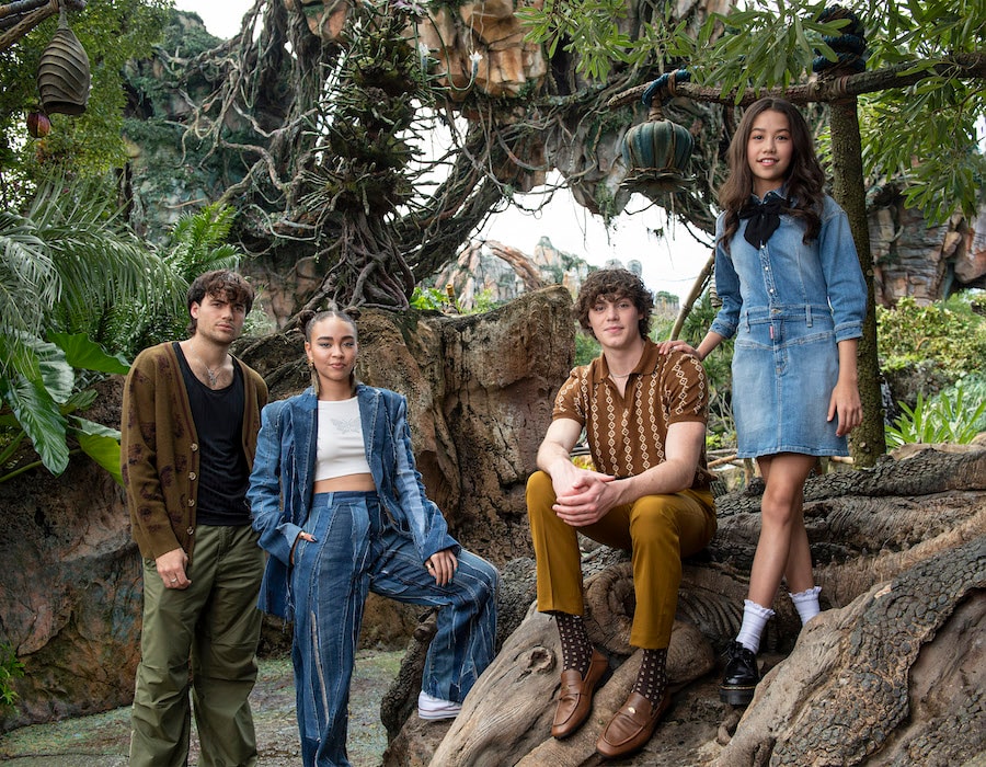 Actors Jamie Flatters, Trinity Bliss, Jack Champion and Bailey Bass immersed themselves in the sights and sounds of Pandora. The young actors shared that visiting the land shaped their performances in the latest film, "Avatar: The Way of Water."