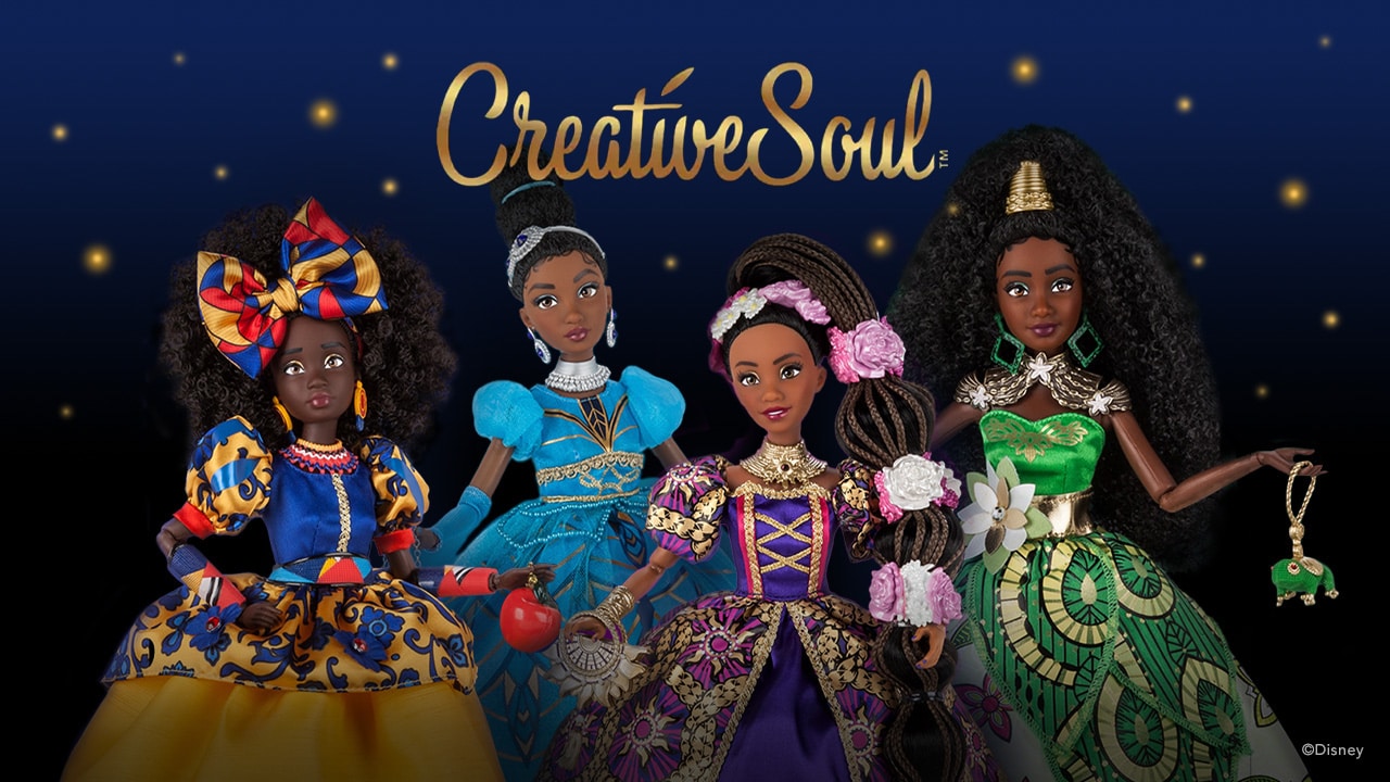 New CreativeSoul Dolls Inspired by Disney Princesses Now Available