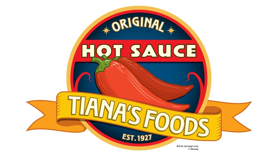 Tiana's Foods Original Hot Sauce Label Logo's Foods Original Hot Sauce Label Logo