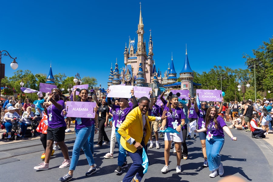 Disney Dreamers Academy parade at Magic Kingdom Park
