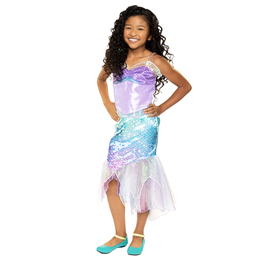 Disney The Little Mermaid Ariel’s 2 Piece Dress - Mermaid Under The Sea Fashion Outfit