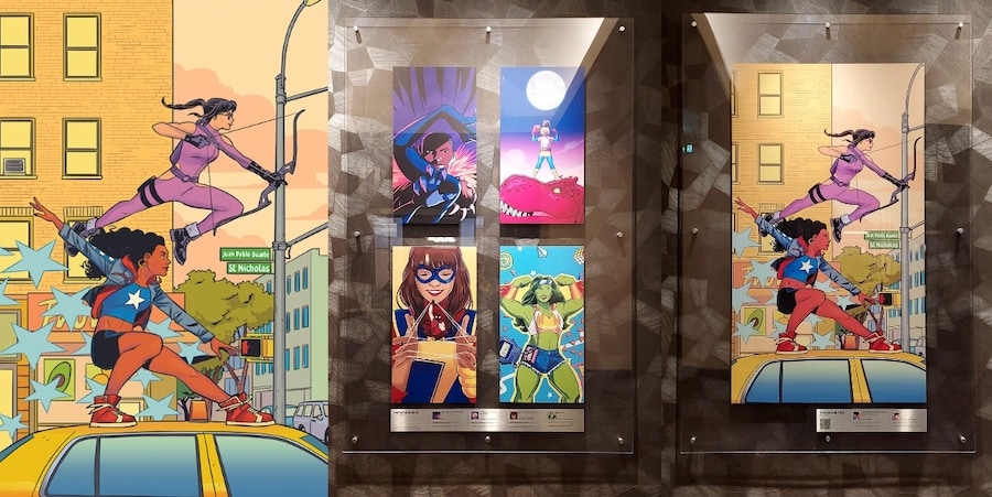 “Women of Marvel” Exhibition at Disneyland Paris - Artwork