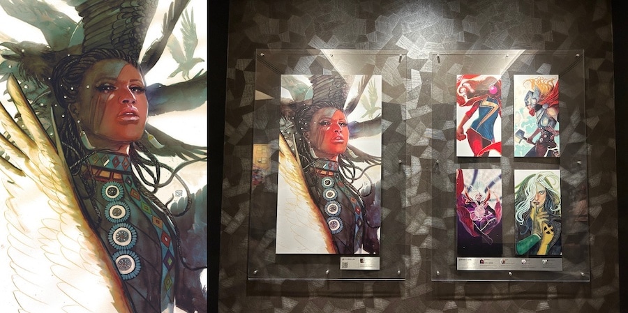 “Women of Marvel” Exhibition at Disneyland Paris - Artwork