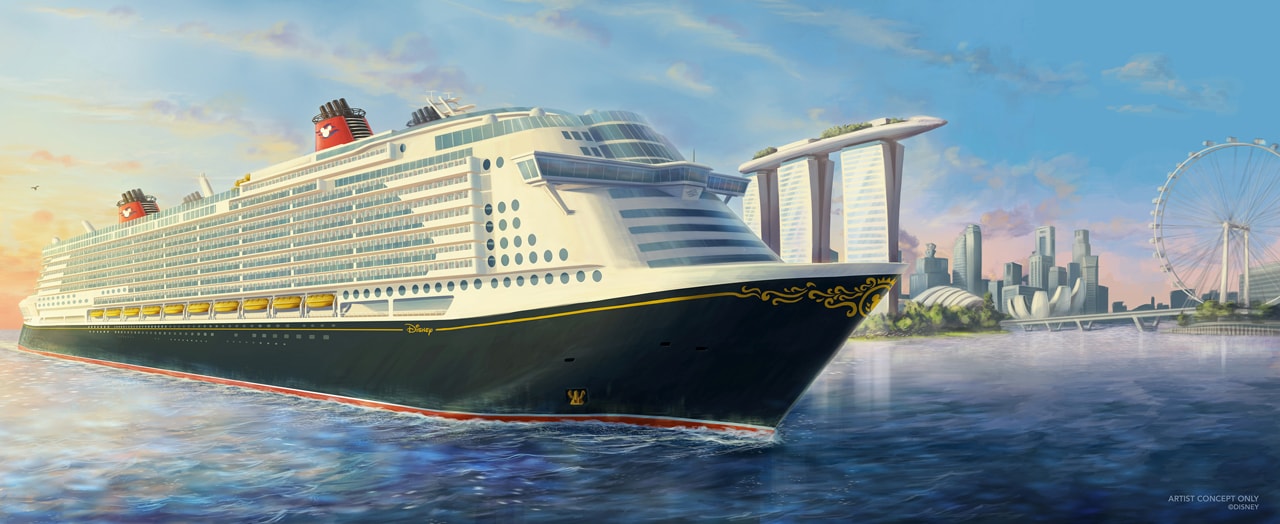 Disney Cruise Line and Singapore Tourism Board to Bring Magical Cruise Vacations to Southeast Asia | Disney Parks Blog