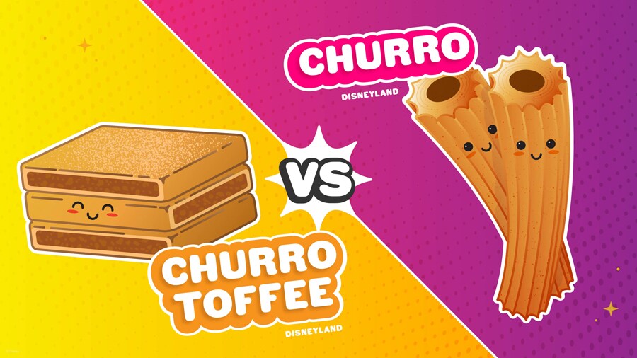 Disneyland Churro vs. Disneyland Churro Toffee