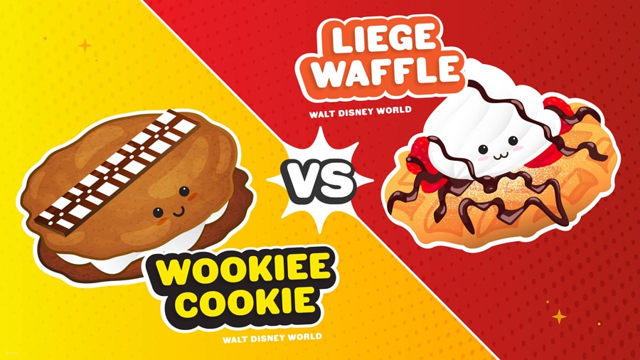 Disney’s Hollywood Studios Wookiee Cookie vs. EPCOT Liege Waffle