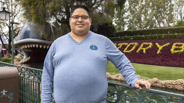 Paul Villegas stands in front of Storybook Land Canal Boats