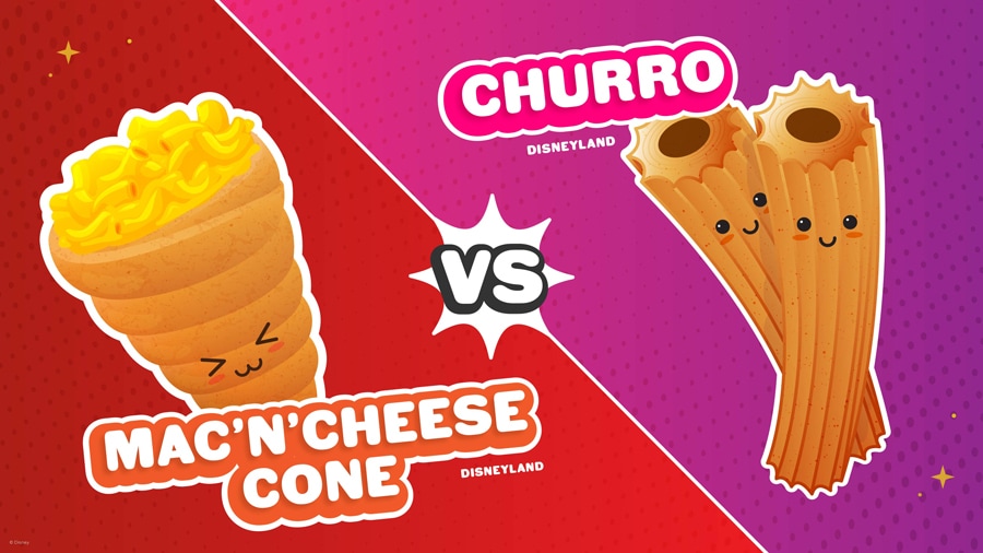 Disneyland Churro vs. Disney California Adventure Mac ‘n’ Cheese Cone 