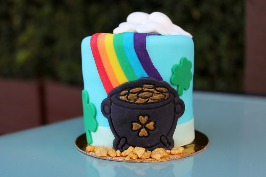 St. Patrick's Day Petit Cake