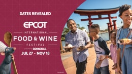 EPCOT International Food & Wine Festival Begins July 27