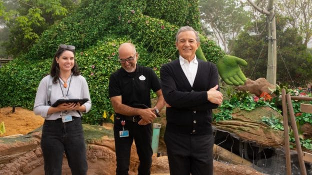 Disney CEO Bob Iger at EPCOT Journey of Water, Inspired by Moana, with Walt Disney Imagineering