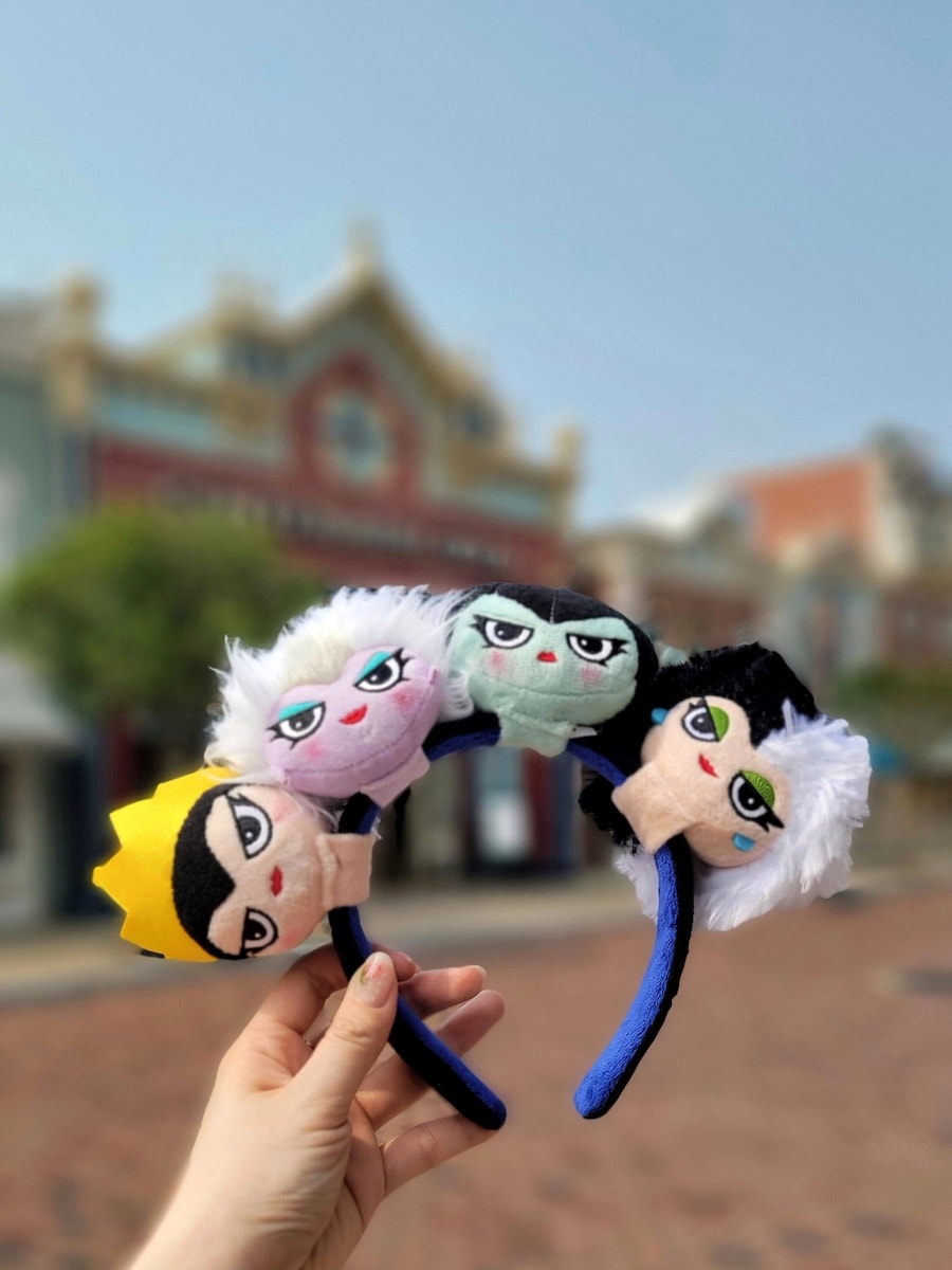 Disney Villains Personalized Headband with Mini Plush