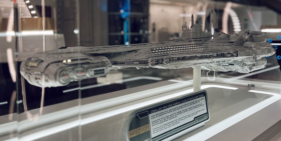 Model of the Halcyon Starcruiser