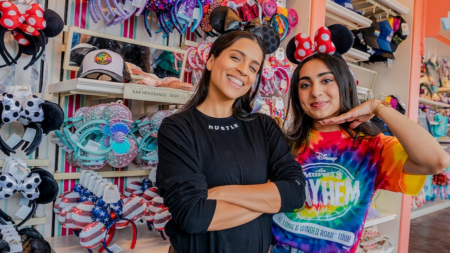 Saara Chaudry and Lilly Singh from The Muppets Mayhem