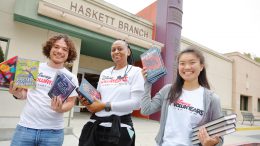 Disney VoluntEARS at reading event to help the community